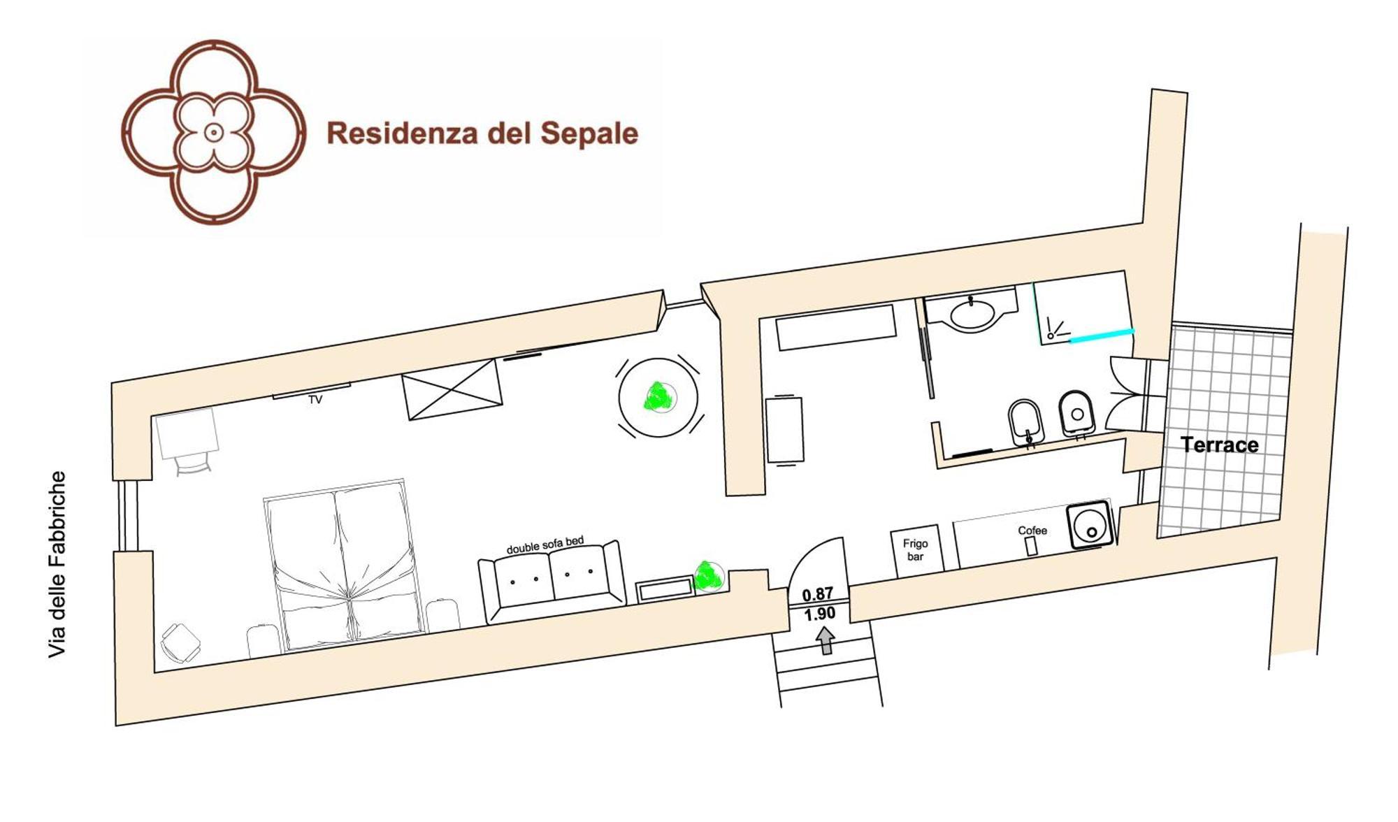 דירות ויטרבו Residenza Del Sepale מראה חיצוני תמונה